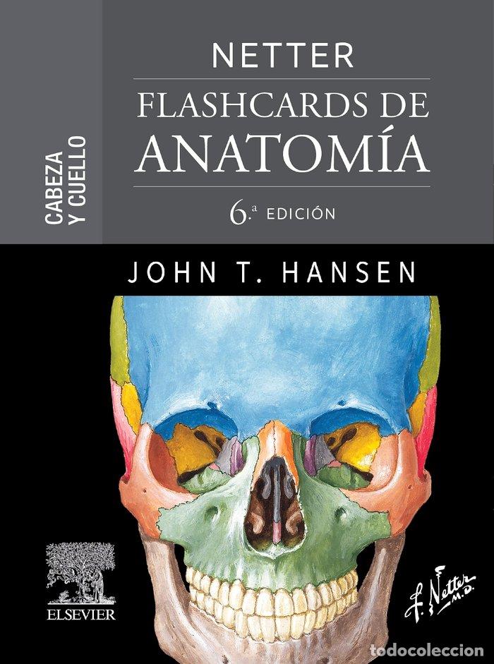 Libros: NETTER FLASHCARDS DE ANATOMIA CABEZA Y CUELLO 6&ordf; ED - HANSEN - Foto 1