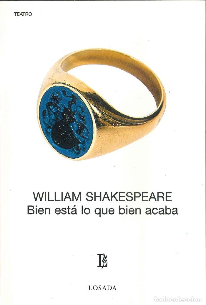 Libros: BIEN ESTA LO QUE BIEN ACABA - SHAKESPEARE,WILLIAM - Foto 1