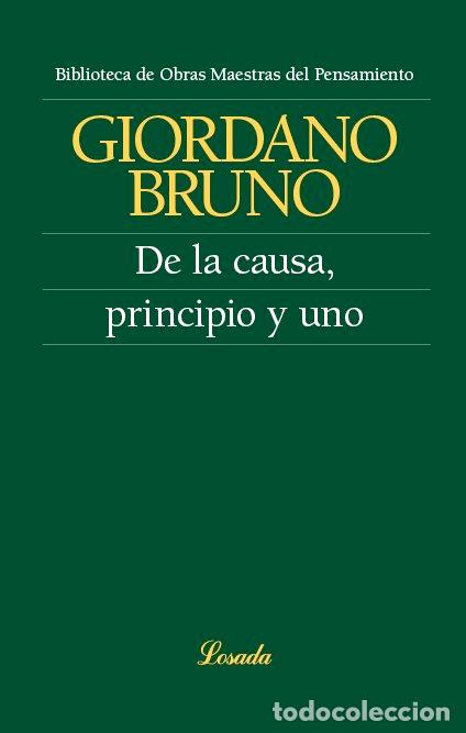 Libros: DE LA CAUSA PRINCIPIO Y UNO - BRUNO,GIORDANO - Foto 1