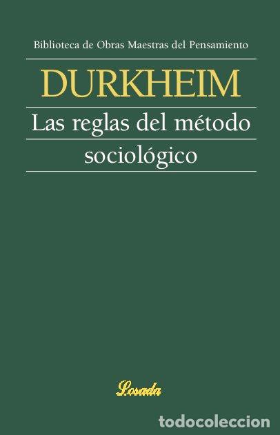 Libros: REGLAS DEL METODO SOCIOLOGICO,LAS - DURKHEIM - Foto 1