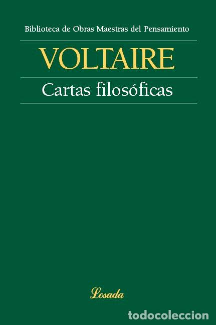 Libros: CARTAS FILOSOFICAS - VOLTAIRE - Foto 1