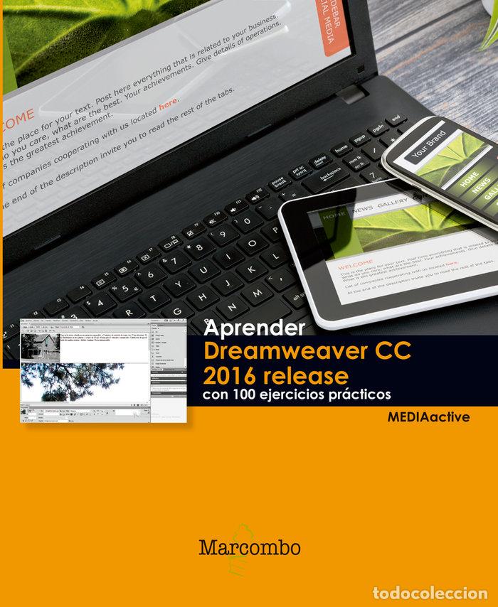 Libros: APRENDER DREAMWEAVER CC RELEASE 2016 CON 100 EJERCICIOS PRAC - AA,VV - Foto 1