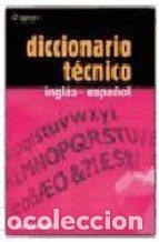 Libros: DIC,TECNICO INGLES-ESPA&Ntilde;OL - AA,VV - Foto 1