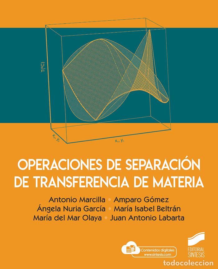 Libros: OPERACIONES DE SEPARACION DE TRANSFERENC - AA,VV - Foto 1