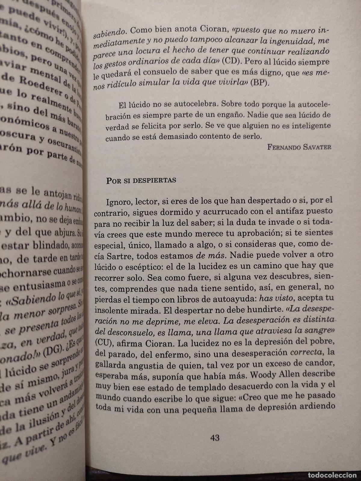 Libros: CIORAN MANUAL DE ANTIAYUDA - ALBERTO DOMINGUEZ - Foto 2