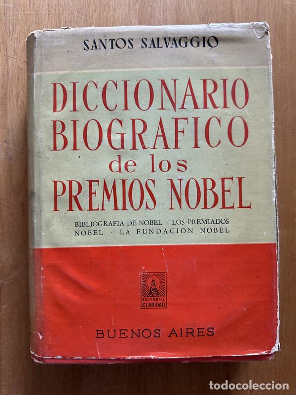 Libros: Diccionario biografico de los premios nobel - Salvaggio, Santos