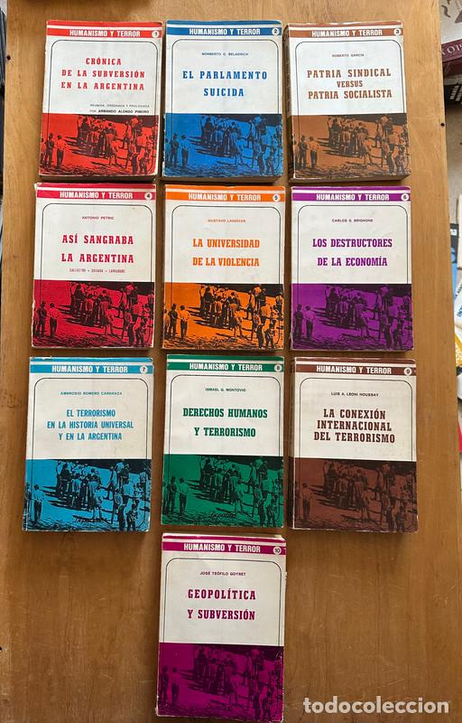 Libros: Humanismo y Terror 10 tomos - - - Foto 1