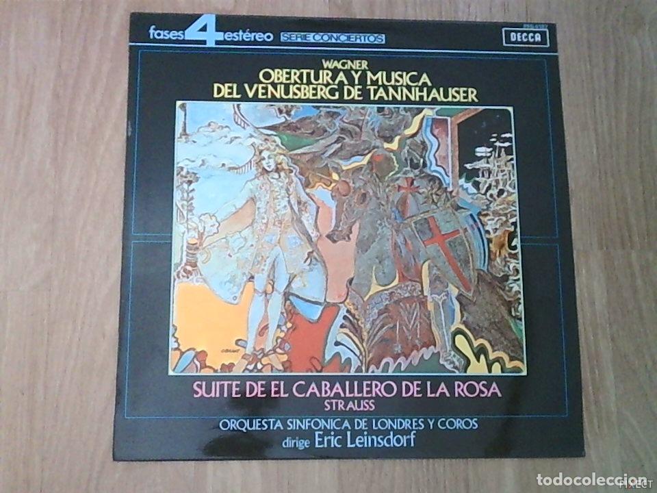 Libros: WAGNER OBERTURA Y MUSICA DEL VENUSBERG DE TANNHAUSER. DISCO. VINILO. DISCOS. VINILOS - ERIC LEINSDOR