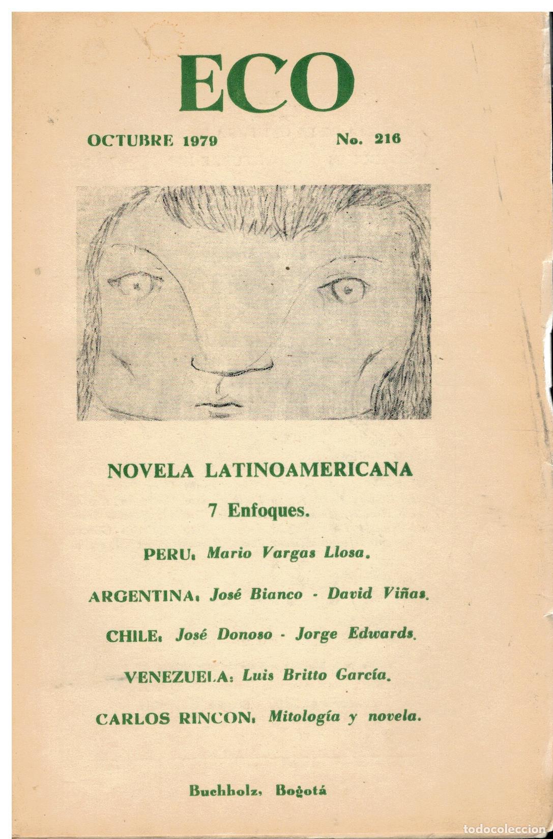B&uuml;cher: ECO. REVISTA DE LA CULTURA DE OCCIDENTE. Tomo XXXV / 6. N&ordm; 216. C. Rinc&oacute;n: &rdquo;Mitolog&iacute;a y novela, entr