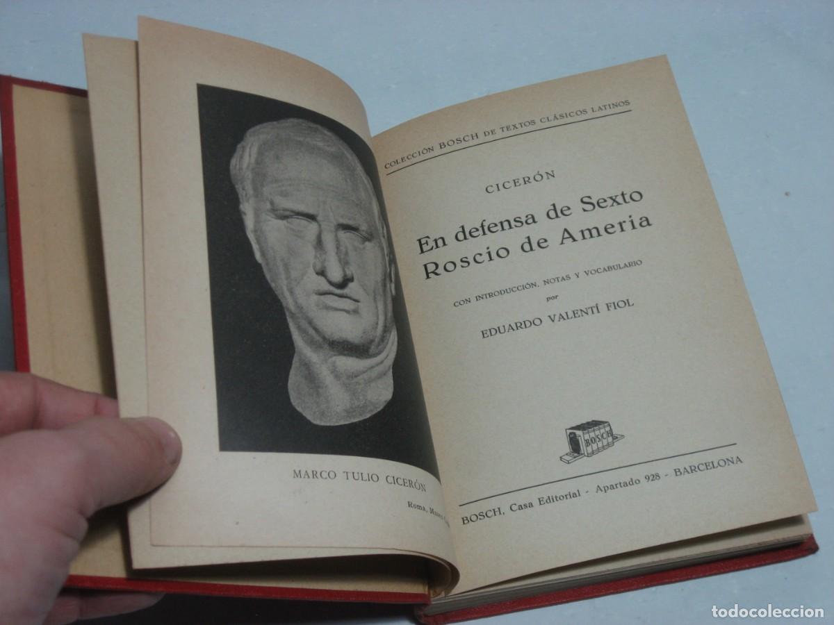 Libros: EN DEFENSA DE SEXTO ROSCIO DE AMERIA - Cicer&oacute;n - Foto 2