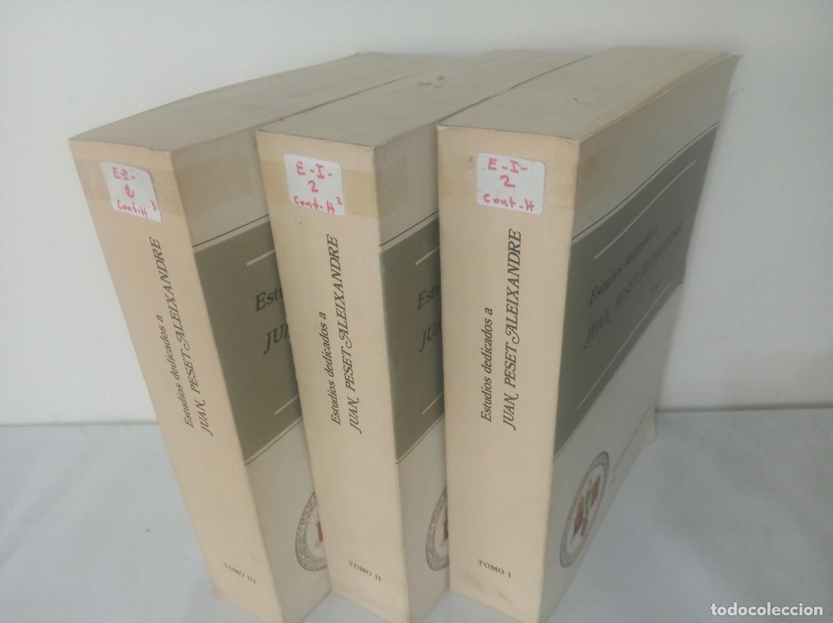 Libros: ESTUDIOS DEDICADOS A JUAN PESET ALEIXANDRE - Foto 1