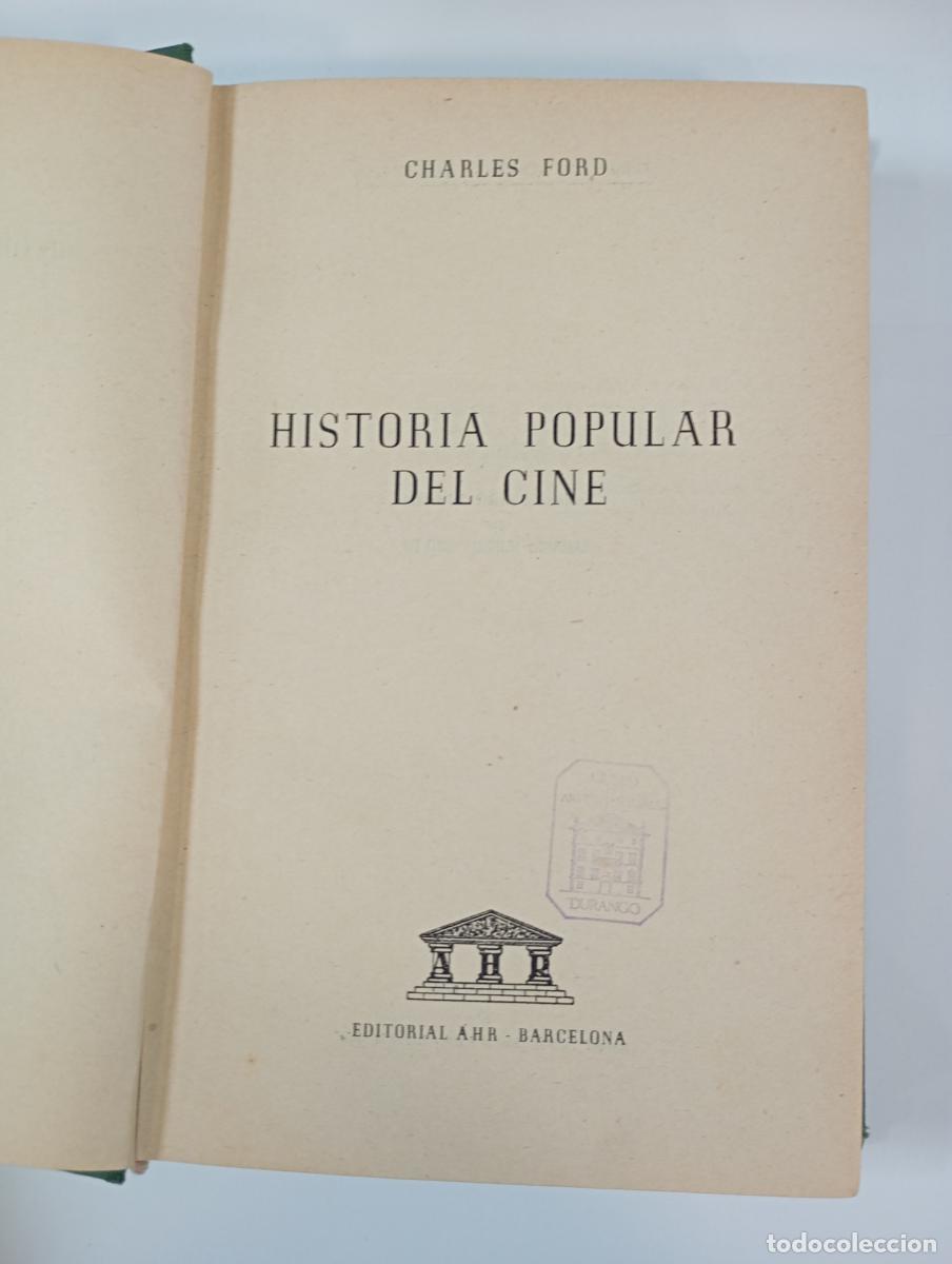 Libros: HISTORIA POPULAR DEL CINE. - CHARLES FORD. TDK926 - Foto 2