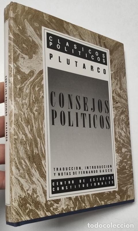 Libros: Consejos pol&iacute;ticos - Plutarco - Foto 1