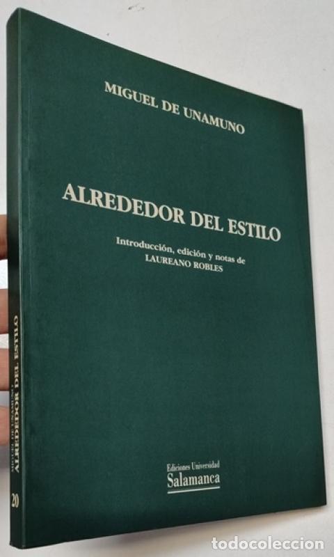 Libros: Alrededor del estilo - Miguel De Unamuno - Foto 1