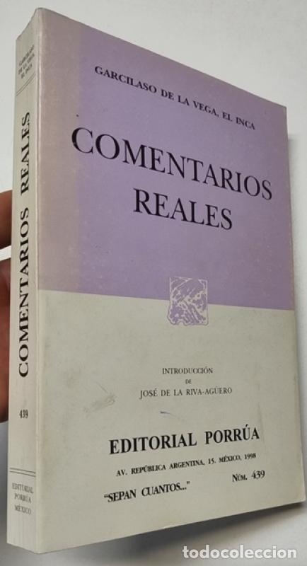 Libros: Comentarios reales - Garcilaso De La Vega - Foto 1