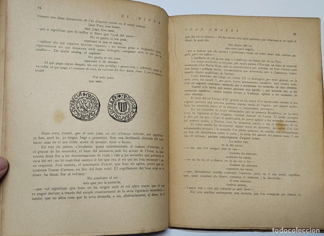 Libros: El diner - Amades, Joan - Foto 2