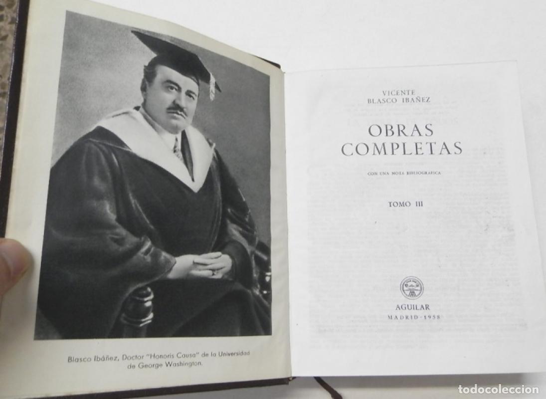 Libros: Obras completas III - Vicente Blasco Ib&aacute;&ntilde;ez - Foto 2
