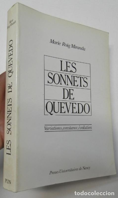 Libros: Les sonnets de Quevedo - Marie Roig Miranda - Foto 1