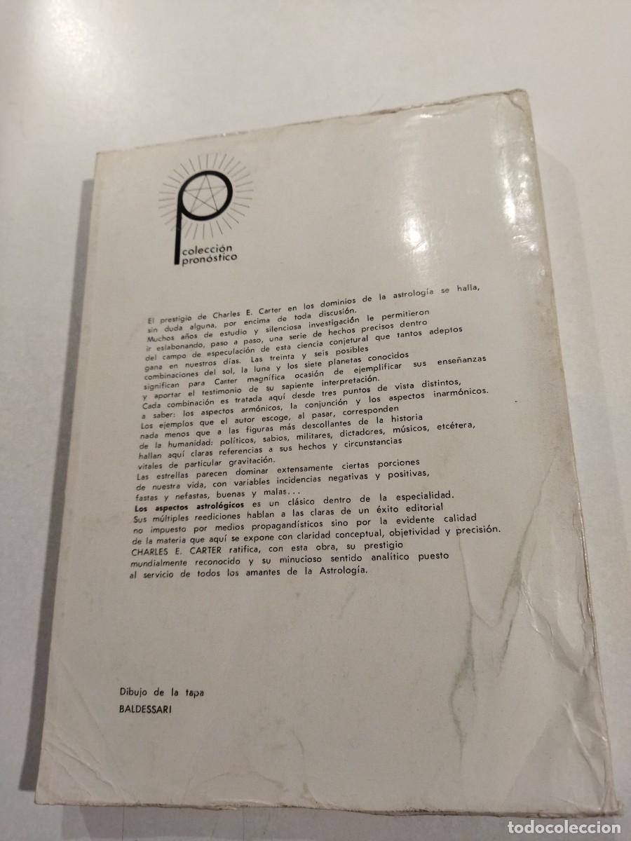 Libros: LOS ASPECTOS ASTROLOGICOS - CARTER, CHARLES E. O. - Foto 2