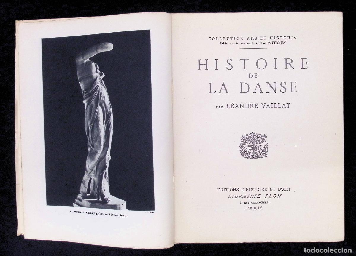 Libros: HISTOIRE DE LA DANSE. - VAILLAT, L&eacute;andre. - Foto 2