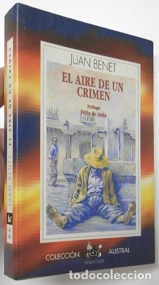 Libros: El aire de un crimen - Benet, Juan - Foto 1