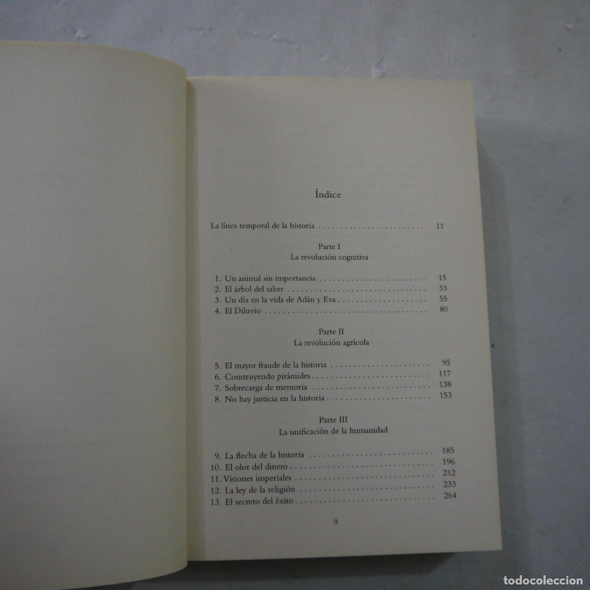 Libros: SAPIENS. DE ANIMALES A DIOSES - YUVAL NOAH HARARI - DEBATE - 2019 - Foto 6