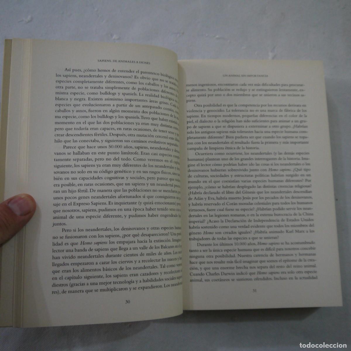 Libros: SAPIENS. DE ANIMALES A DIOSES - YUVAL NOAH HARARI - DEBATE - 2019 - Foto 10