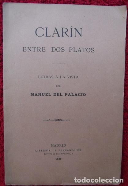 Libros: Clar&iacute;n entre dos platos - Manuel Del Palacio - Foto 2