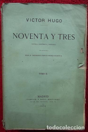 Libros: Noventa y tres - V&iacute;ctor Hugo - Foto 2