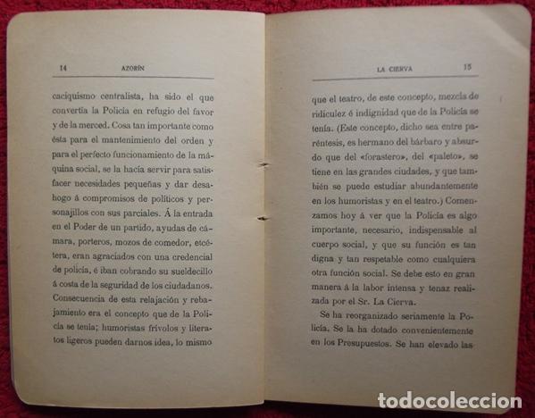 Libros: La cierva ( Imprenta de los suc. de Hernando, 1910) - Azor&iacute;n - Foto 4