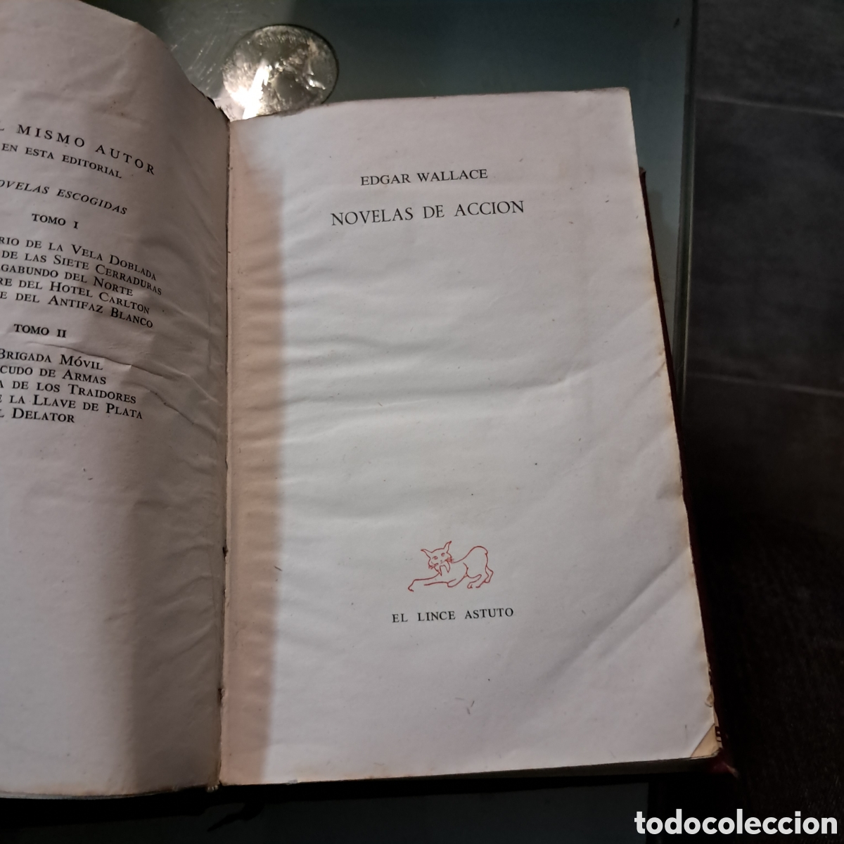Libros: Edgar Wallace Novelas de acci&oacute;n, Tom&oacute; I - Foto 2