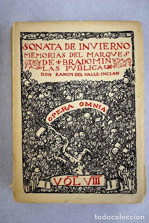 Libros: Sonata de invierno: memorias del marqu&eacute;s de Bradom&iacute;n.- Valle-Incl&aacute;n, Ram&oacute;n del