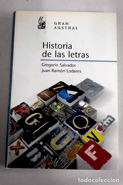 Libros: Historia de las letras.- Salvador, Gregorio - Foto 1