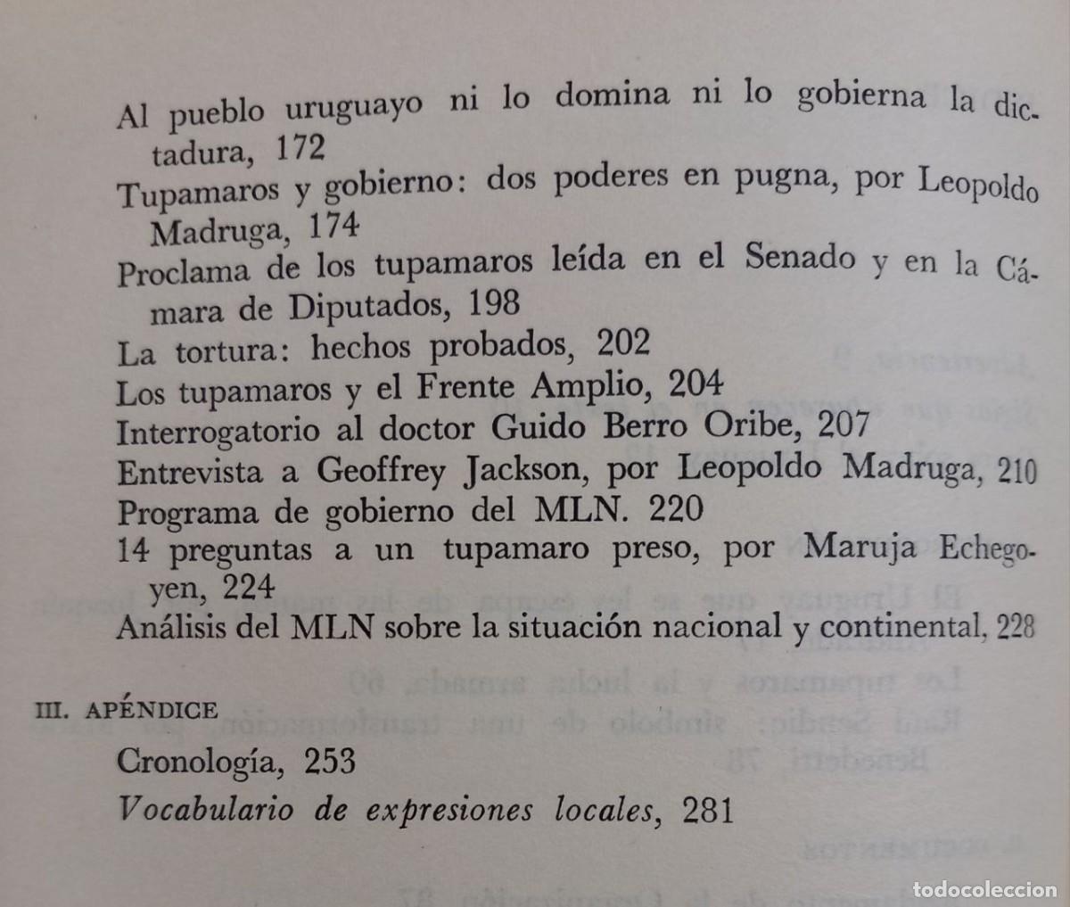 Libros: Los tupamaros. - COSTA. Omar (recopilaci&oacute;n): - Foto 4