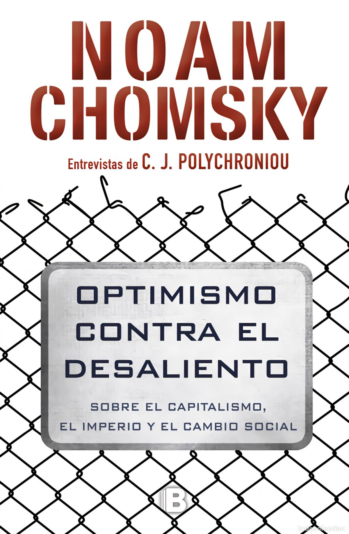 Libros: OPTIMISMO CONTRA EL DESALIENTO - CHOMSKY, NOAM - Foto 1