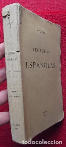 Libros: Lecturas espa&ntilde;olas - Azor&iacute;n - Foto 2