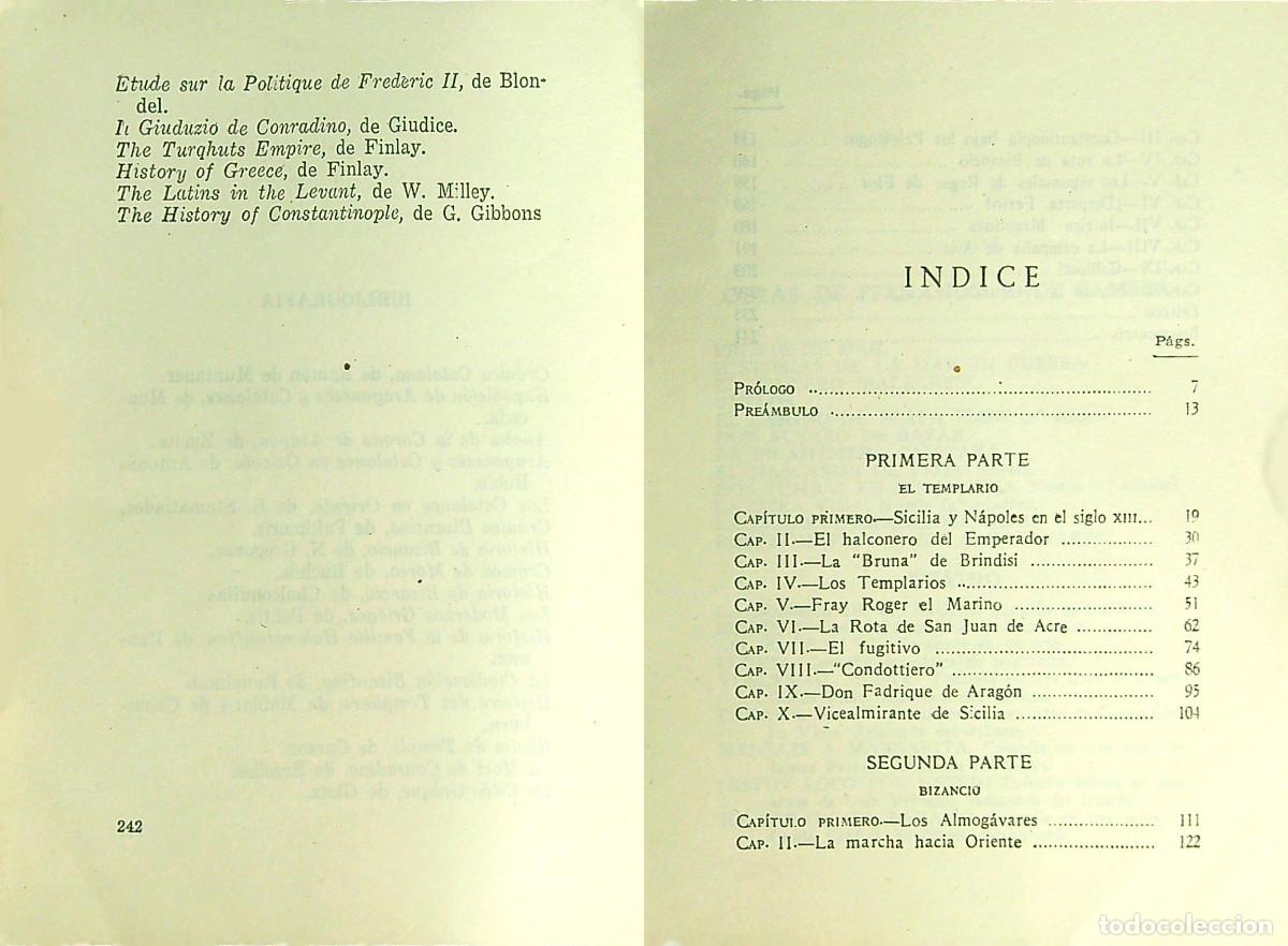 Libros: ROGER DE FLOR - FERNANDO P. DE CAMBRA - 1950 - Foto 2