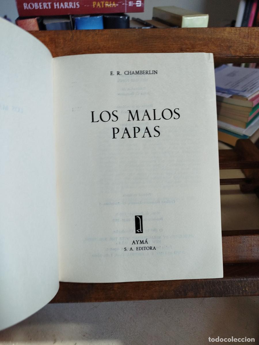 Libros: Los malos papas - Chamberlin, E. R. - Foto 3