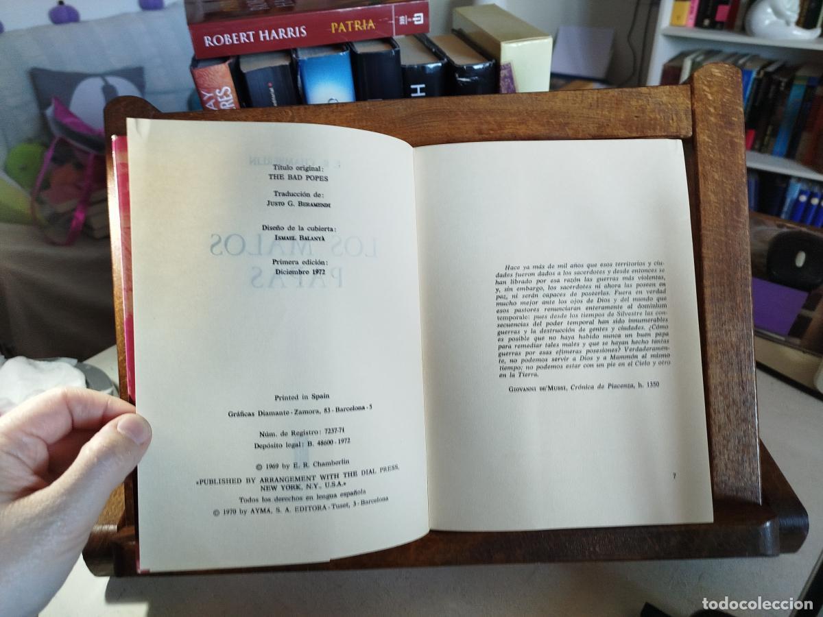 Libros: Los malos papas - Chamberlin, E. R. - Foto 4