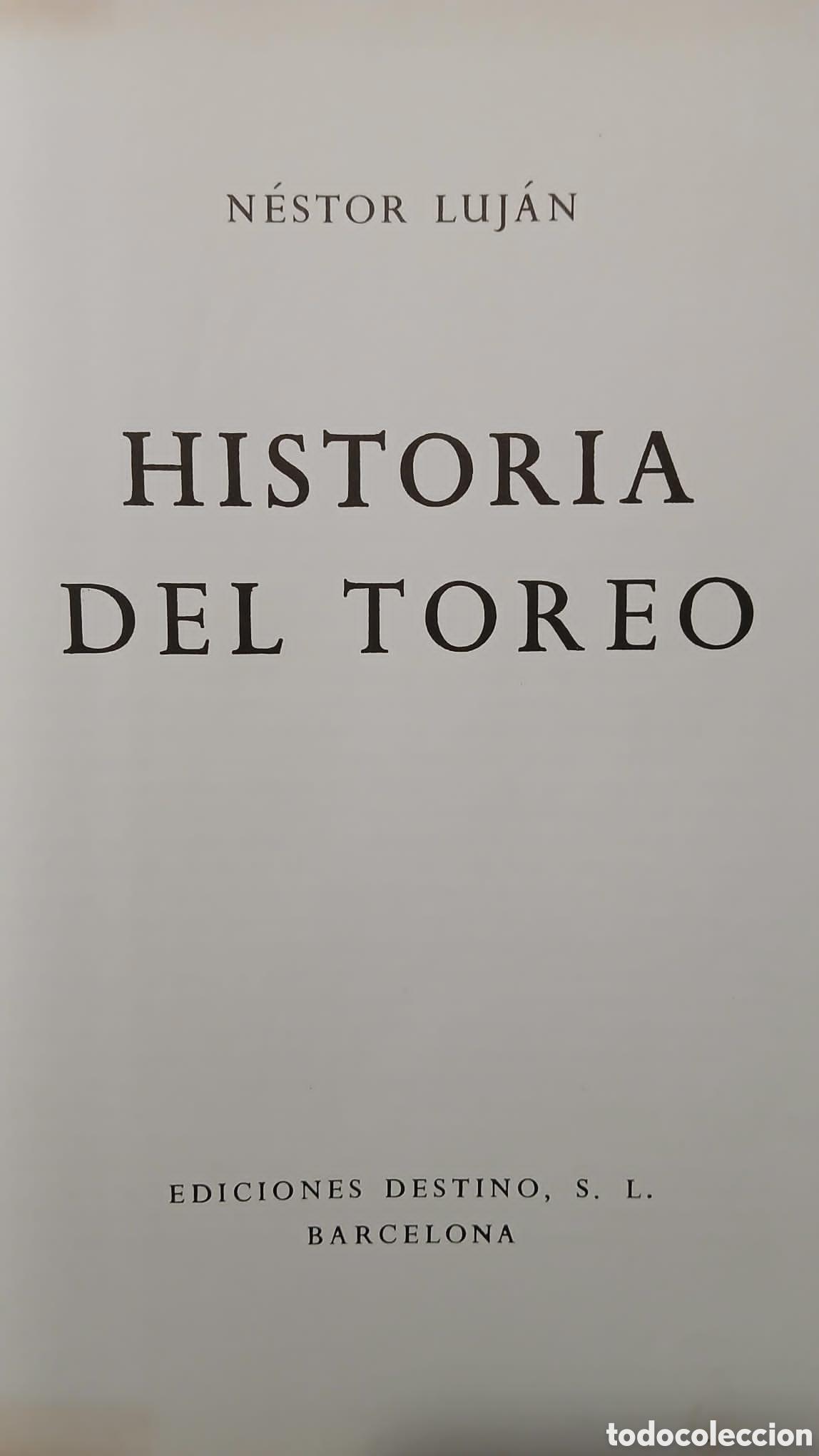 Libros: Historia del toreo, Nestor Luj&aacute;n - Foto 2