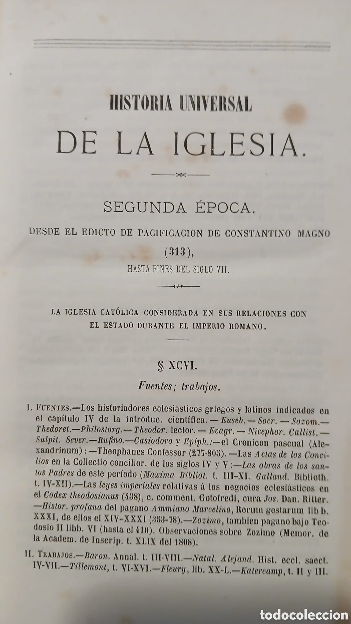 Libros: Historia Universal de la iglesia, Alzog 1886 - Foto 6