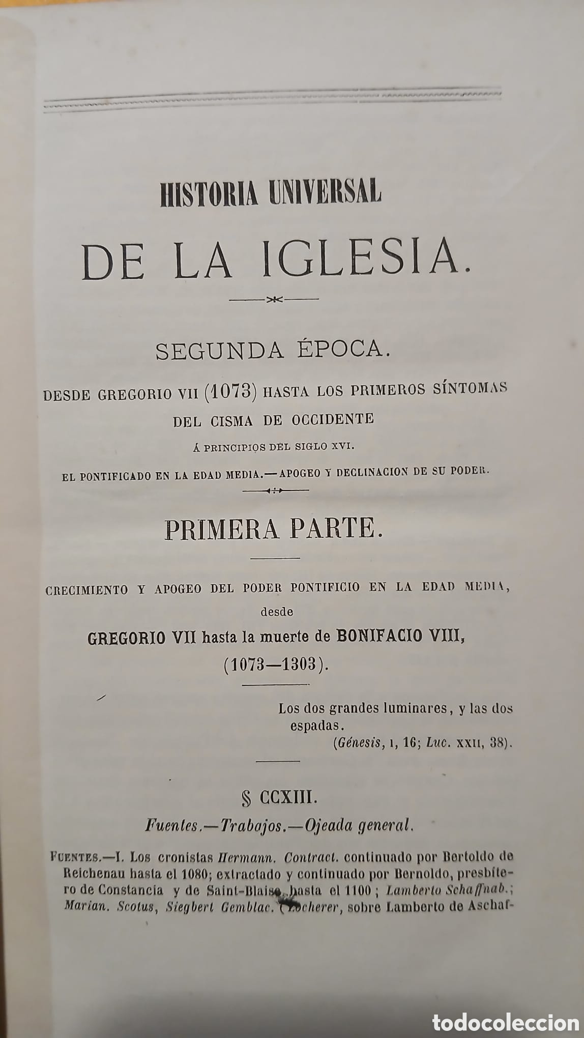 Libros: Historia Universal de la iglesia, Alzog 1886 - Foto 10