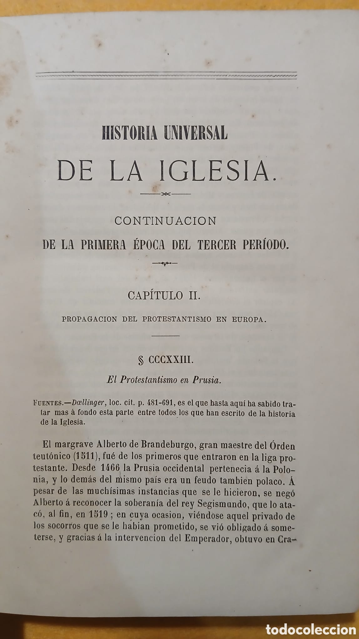 Libros: Historia Universal de la iglesia, Alzog 1886 - Foto 14