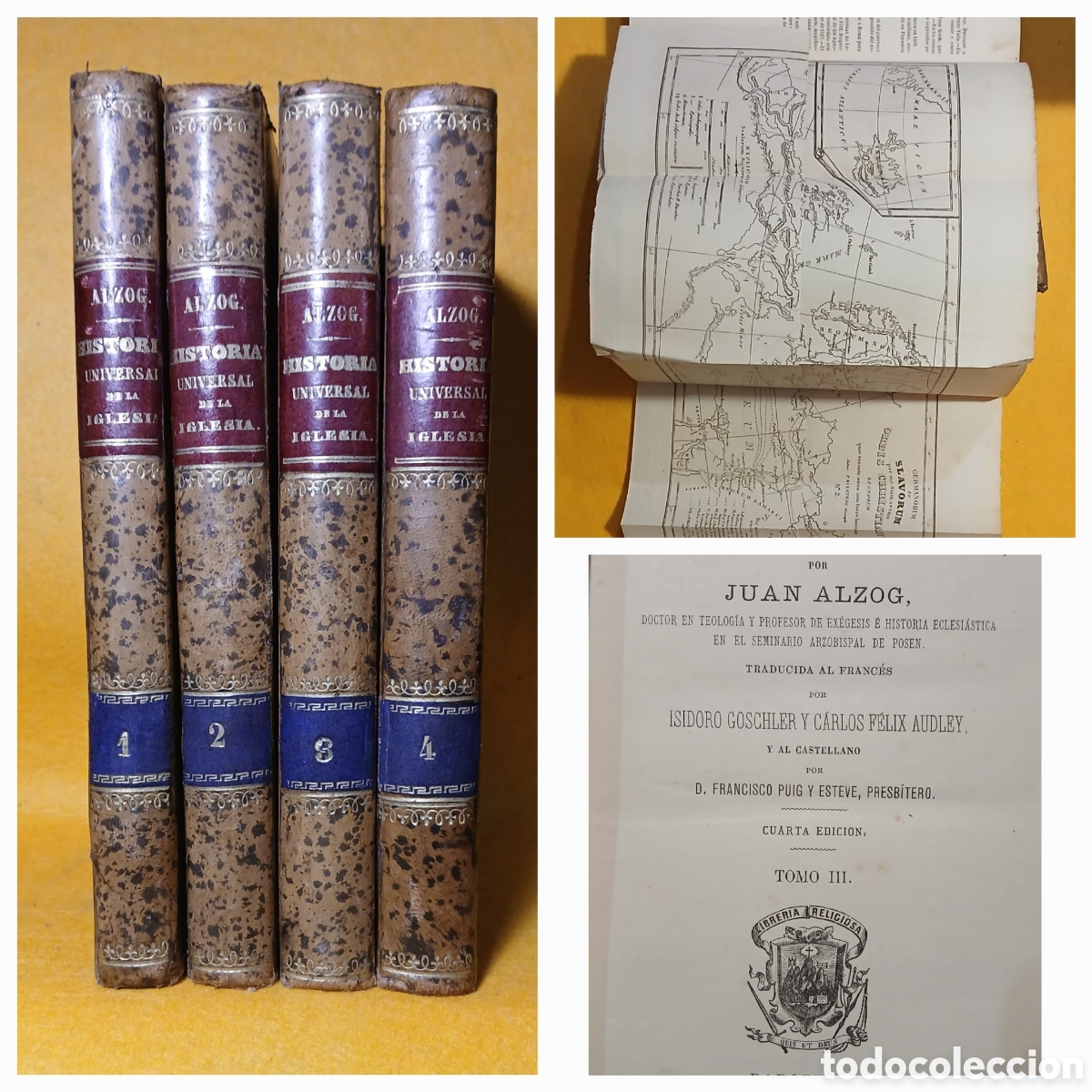 Libros: Historia Universal de la iglesia, Alzog 1886 - Foto 1