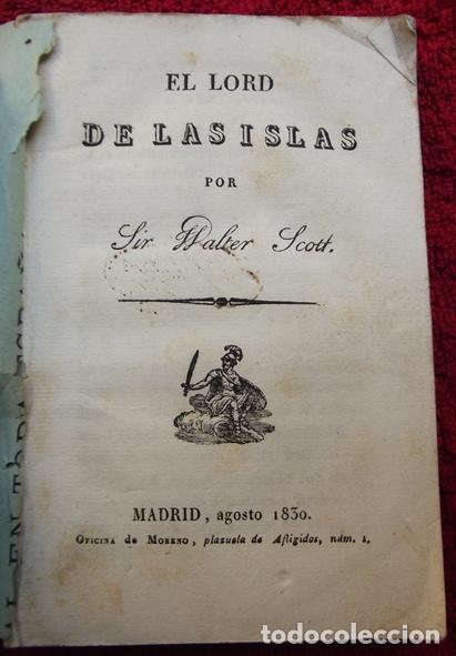 Libros: El Lord de las Islas - Walter Scott - Foto 1