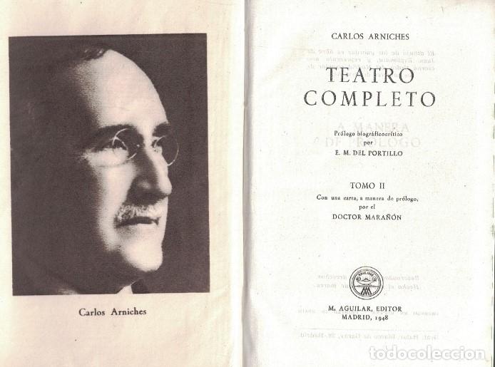 Libros: TEATRO COMPLETO. 4 Tomos. - Arniches. Carlos, - Foto 2