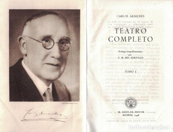 Libros: TEATRO COMPLETO. 4 Tomos. - Arniches. Carlos, - Foto 1