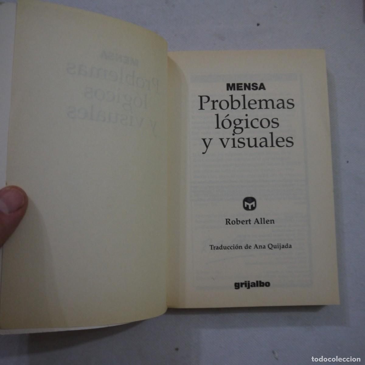 Libros: MENSA 3 LIBROS: INCREMENTE SU COEFICIENTE INTECTURAL/PROBLEMAS LOGICOS Y VISUALES/AGILIDAD MENTAL - Foto 12