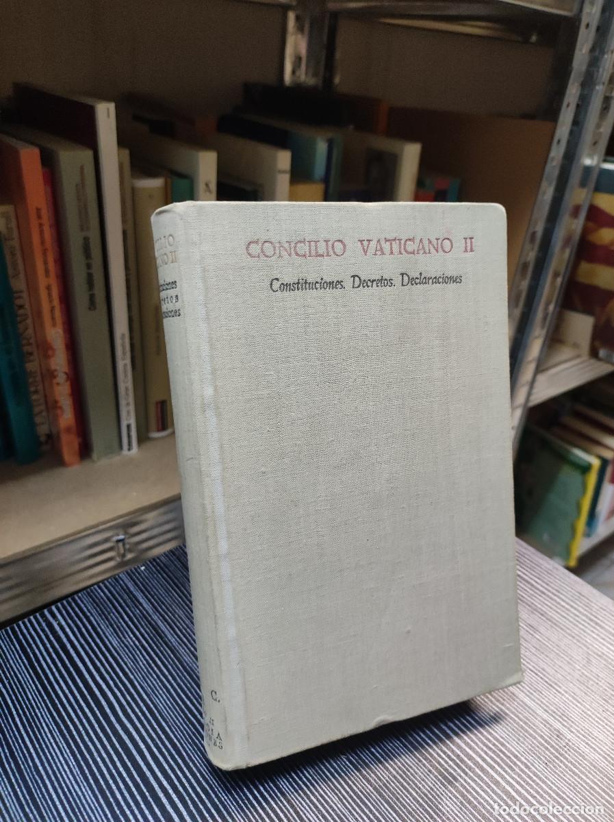 Libros: LIBRO RELIGIOSO - CONCILIO VATICANO II - CONSTITUCIONES DECRETOS. DECLARACIONES - Foto 1