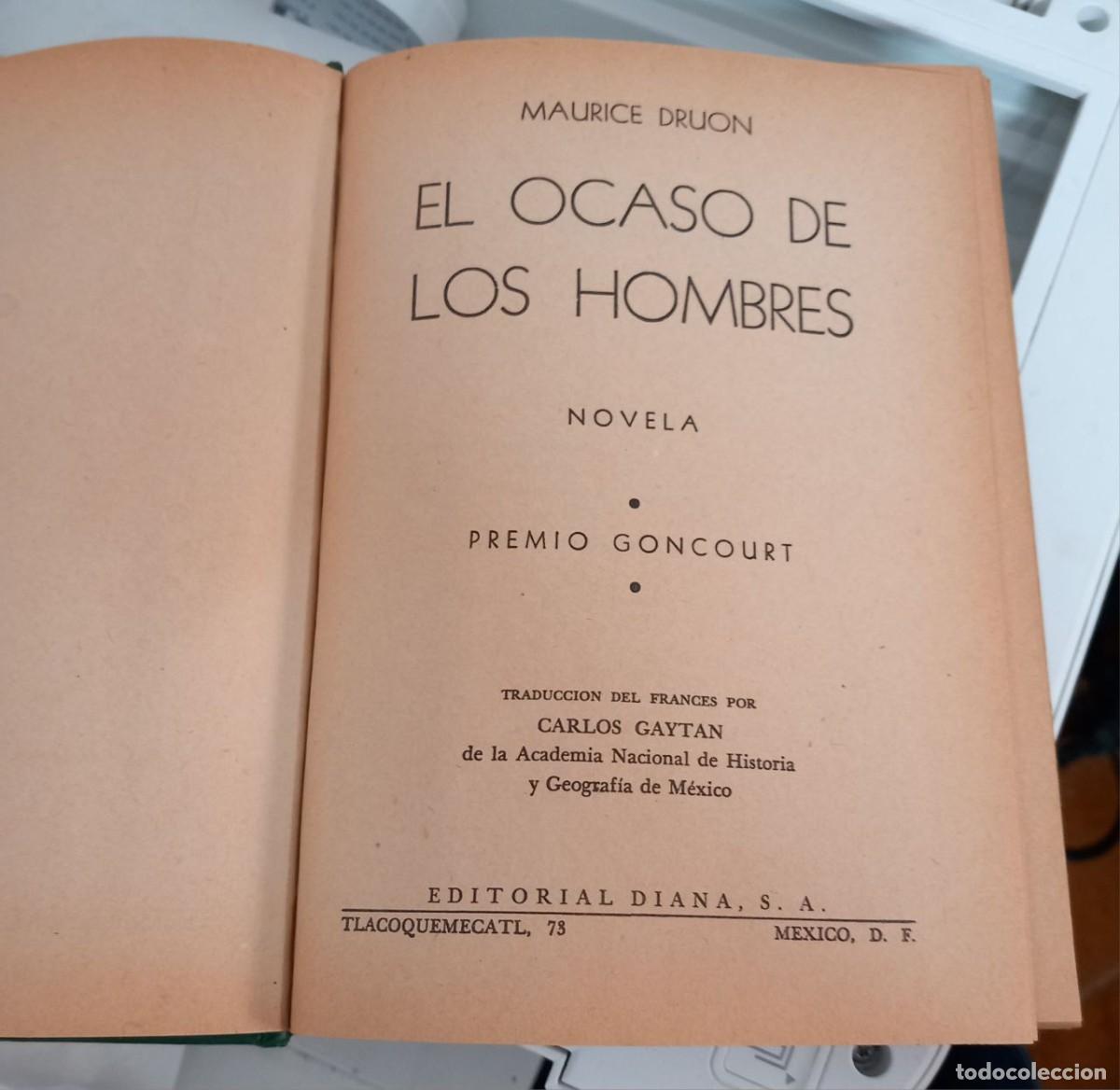 Libros: El ocaso de los hombre. - DRUON, MAURICE: - Foto 6